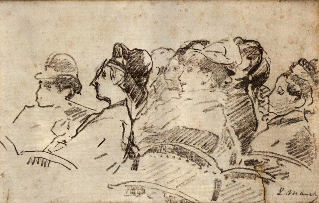 Édouard Manet - At the Theater by Manet