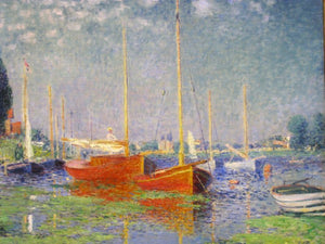 Claude Monet - Monet - Red boats at Argenteuil