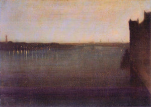 Whistler - Nocturne in Gray and Gold, Westminster Bridge by Whistler