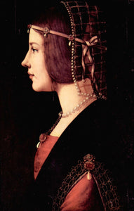 Da Vinci, Leonardo - Portrait of a Lady (Beatrice d'Este) by Da Vinci