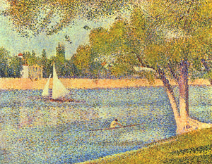 Seurat - The Seine at the Grand Jatte, Spring by Seurat