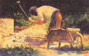 Seurat - Weed Knocking with Wheelbarrow by Seurat