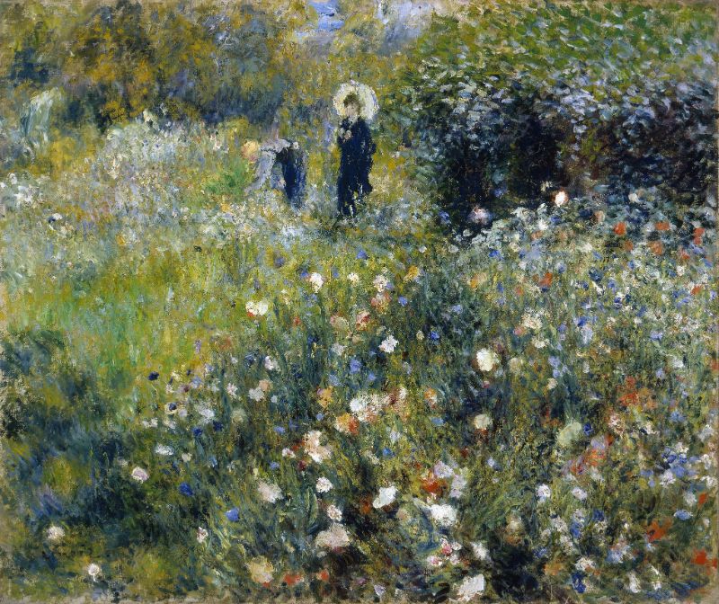 Renoir - Woman with a Parasol in a Garden