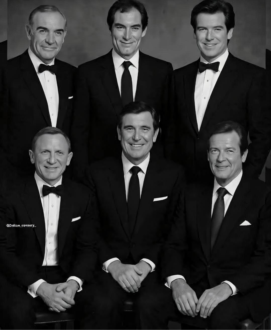 six actors who played James Bon