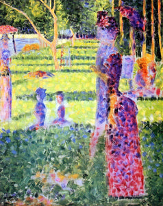 Seurat - A Sunday on La Grande Jatte, Study for a Pair by Seurat