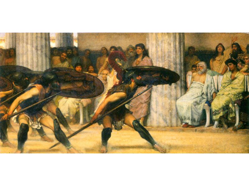 Alma Tadema - A Dance for Phyrrus by Alma-Tadema
