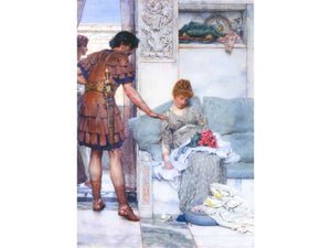 Alma Tadema - A Quiet Greeting by Alma-Tadema