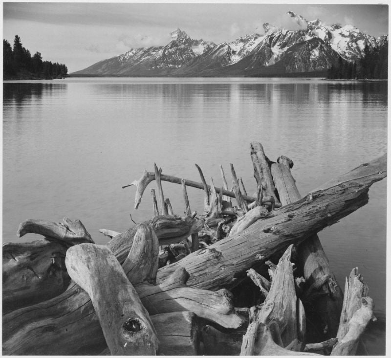 Ansel Adams - Jackson Lake Wyoming