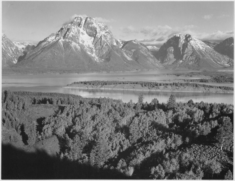 Ansel Adams - Mount Moran in Grand Teton Wyoming
