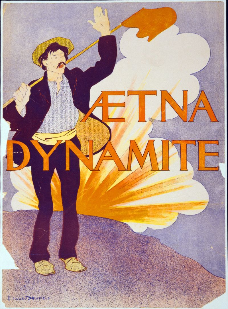 Vintage Art - Aetna Dynamite