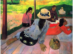 Gauguin Paul - Afternoon Quiet Hour by Gauguin