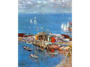 Hassam Childe - Afternoon in August, Appledore by Hassam Childe