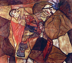 Egon Schiele - Agony (The Death Struggle) by Schiele