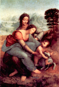 Da Vinci, Leonardo - Anna Selbdritt 2 by Da Vinci