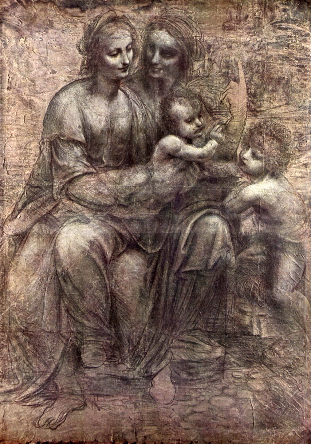 Da Vinci, Leonardo - Anna Selbdritt by Da Vinci