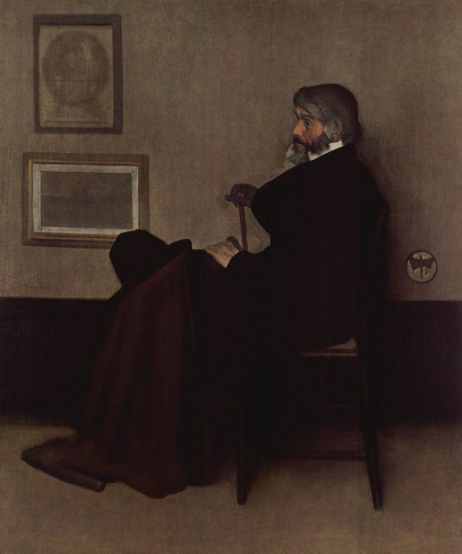 Whistler - Arrangement in Grey and Black by Whistler