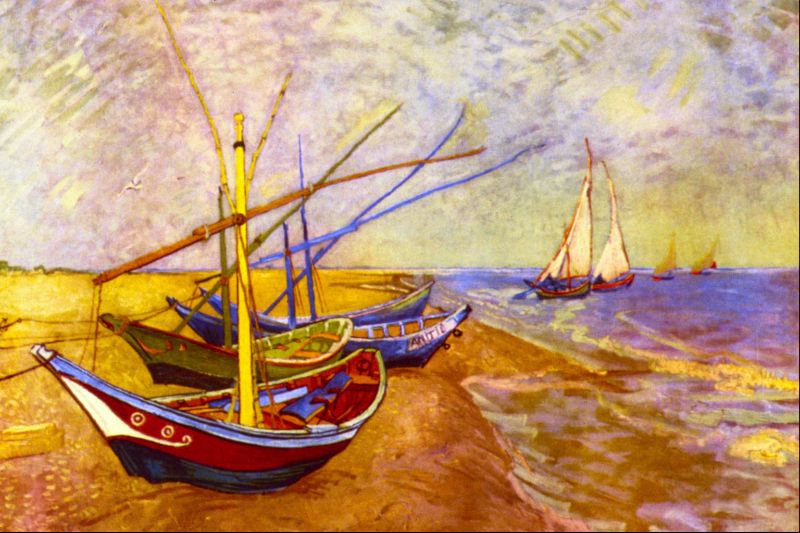 Van Gogh - Boats of Saintes-Maries