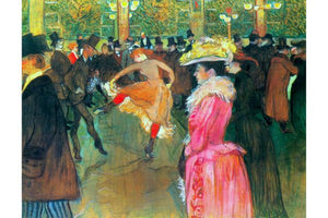 Toulouse Lautrec - Ball in the Moulin Rouge by Toulouse-Lautrec