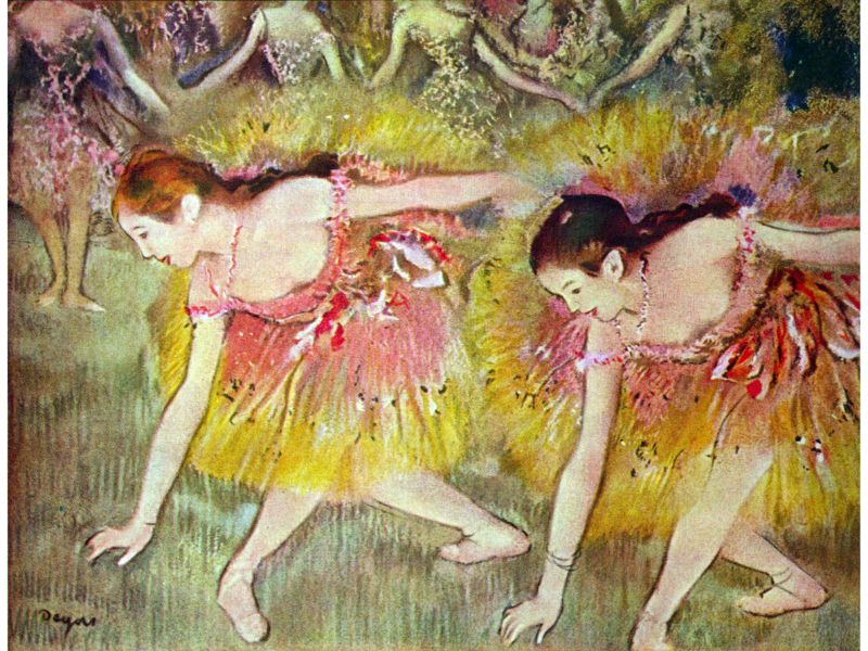 Ballerina Dancers by Degas