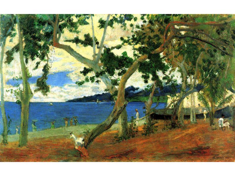Gauguin Paul - Beach Scene 2 by Gauguin