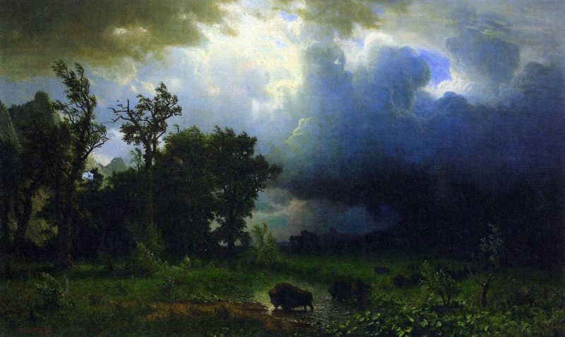 Albert Bierstadt - Before the Storm