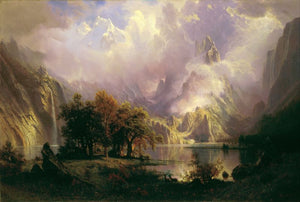 Albert Bierstadt - Rocky Mountain Landscape by Bierstadt