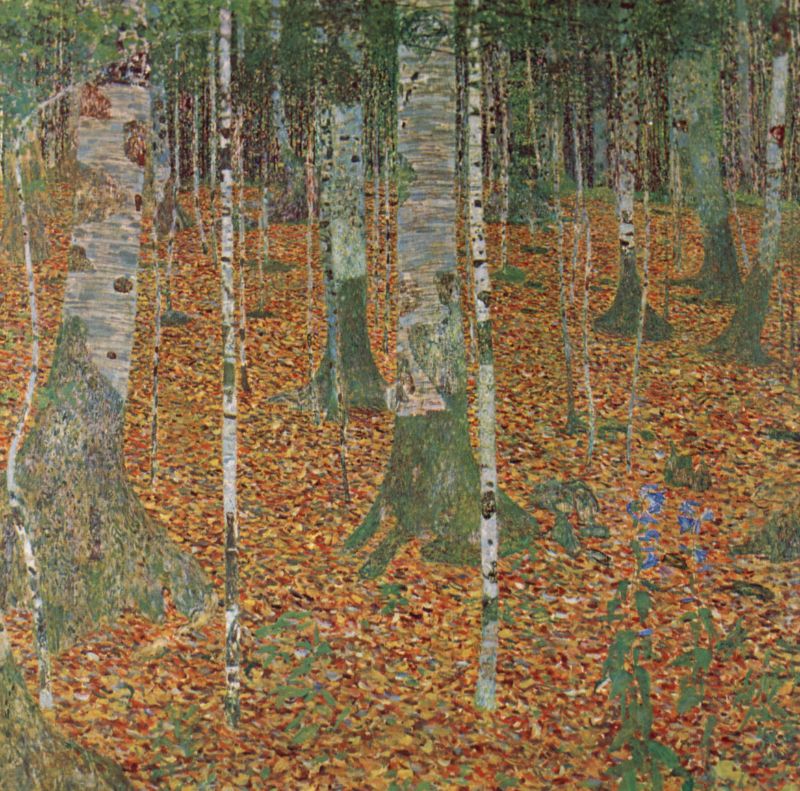 Klimt - Birch Forest by Klimt