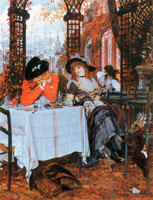 Joseph Tissot - Breakfast by Tissot