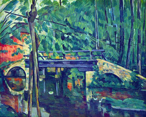 Cezanne - Bridge in the forest