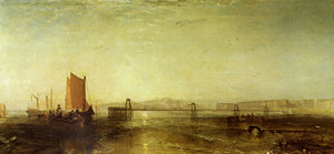 Turner, Joseph  Mallord - Brighton from the Sea by Turner