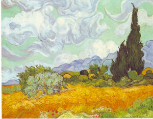 Van Gogh - Cornfield with Cyprusses