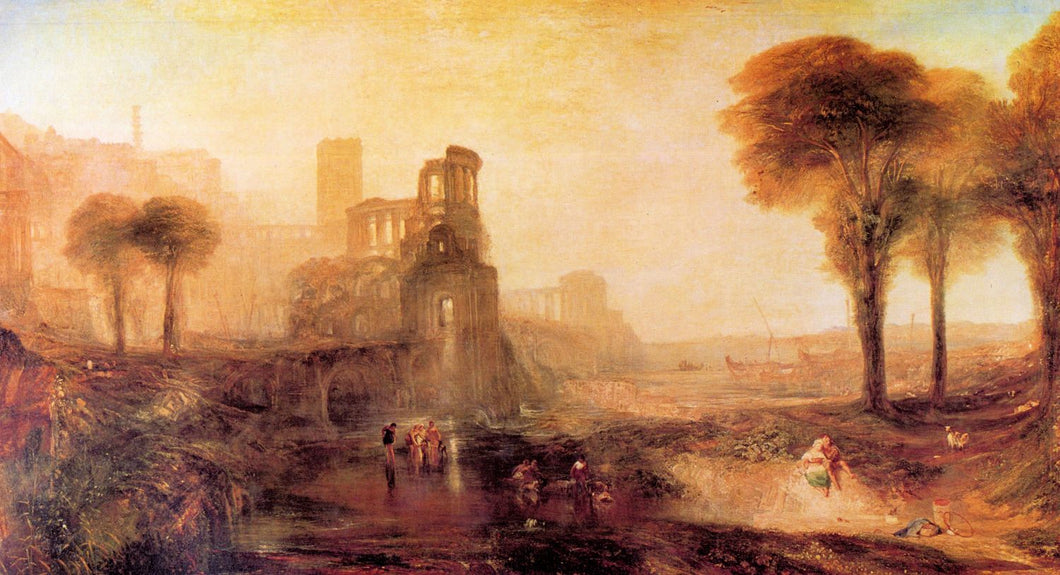 Turner, Joseph  Mallord - Caligulas Palace and Bridge by Turner