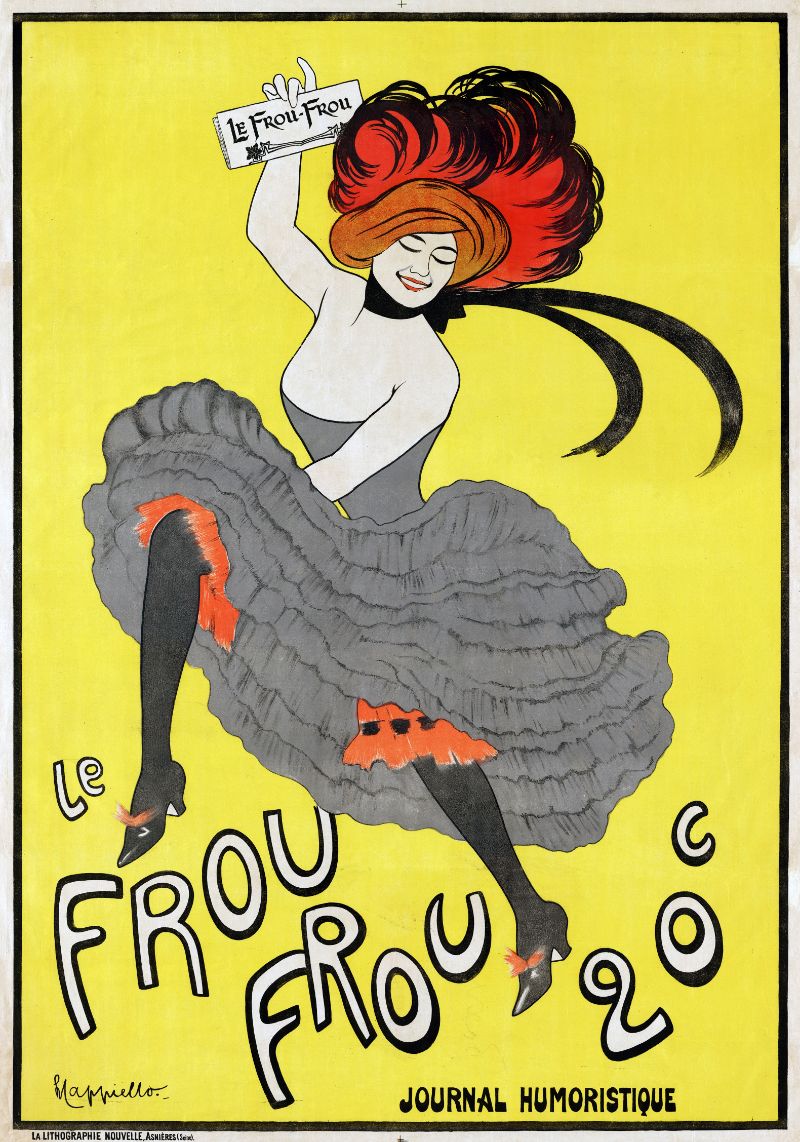 Vintage Artists - Frou Frou by Cappiello