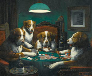 Poker Game 1894 by Cassius Coolidge