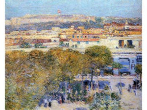 Hassam Childe - Central Place and Fort Cabanas, Havana by Hassam Childe