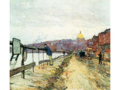 Hassam Childe - Charles River und Beacon Hill by Hassam Childe