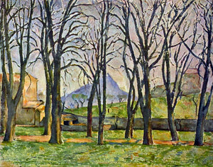 Cezanne - Chestnut Trees in Jas de Bouffan by Cezanne