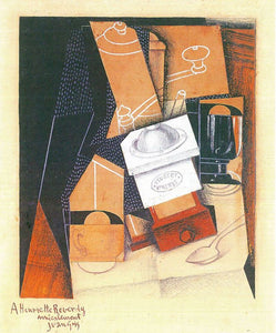 Juan Gris - Coffee grinder, cup and glass