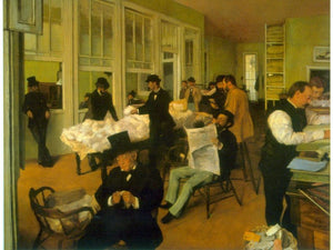 Degas - Cotton Exchange by Degas