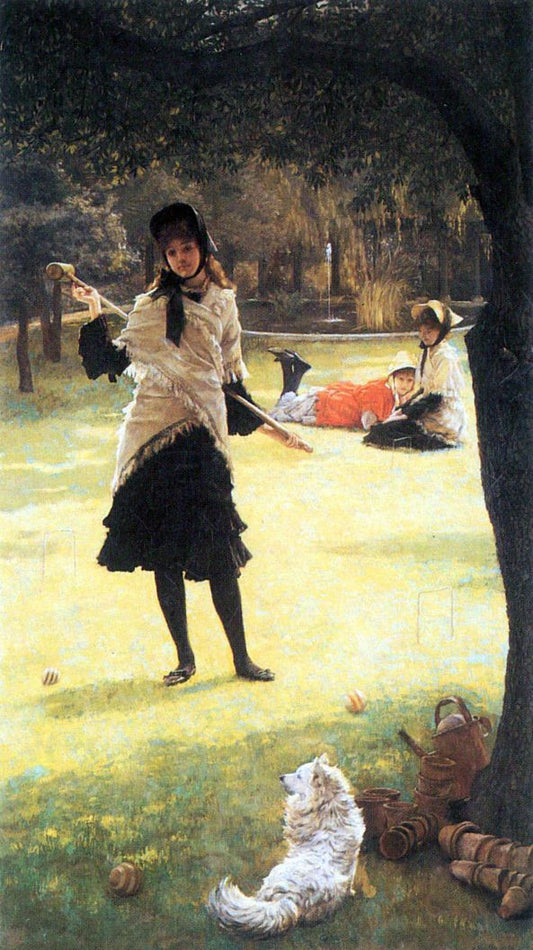 Joseph Tissot - Cricket by Tissot