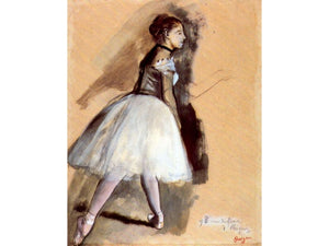 Degas - Dancer in Step Position #1 by Degas