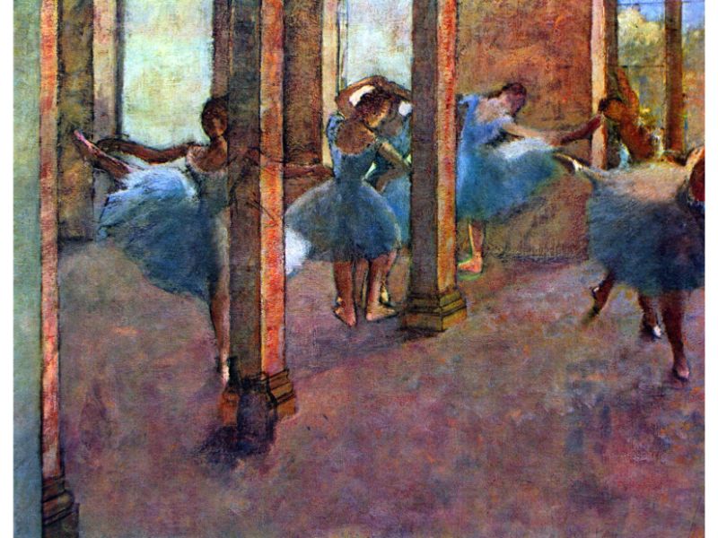 Degas - Dancers in the Foyer by Degas