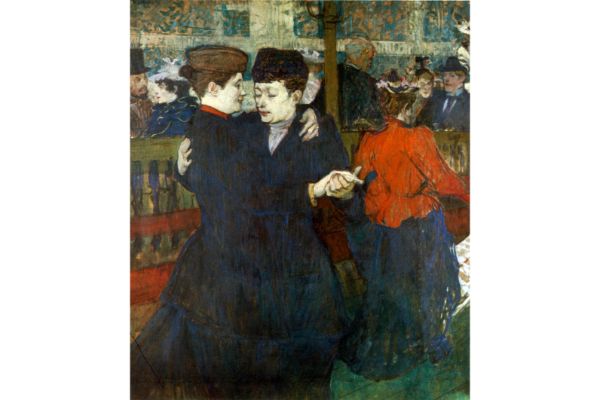 Toulouse Lautrec - Dancing a Valse by Toulouse-Lautrec