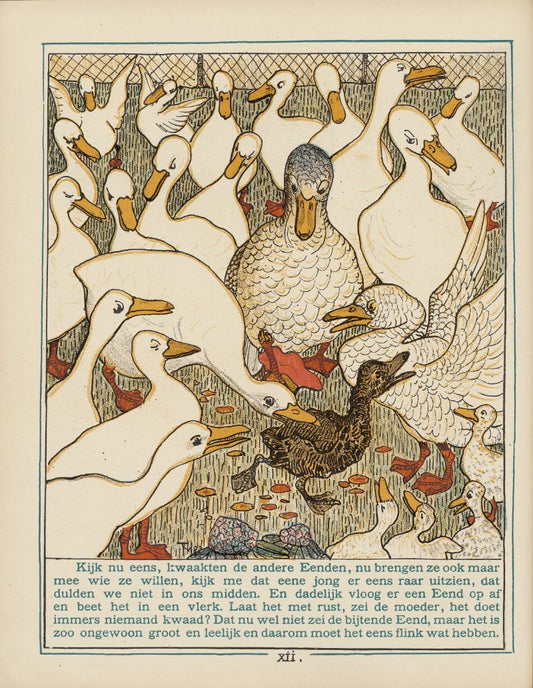 Vintage Art - Ducks