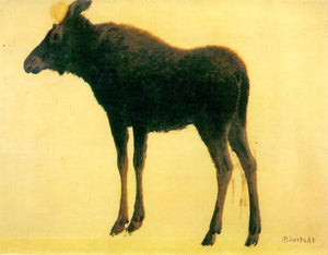 Albert Bierstadt - Elk by Bierstadt