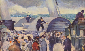 Édouard Manet - Embarkation after Folkestone by Manet