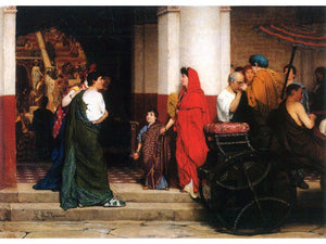 Alma Tadema - Entrance to a Roman Theater