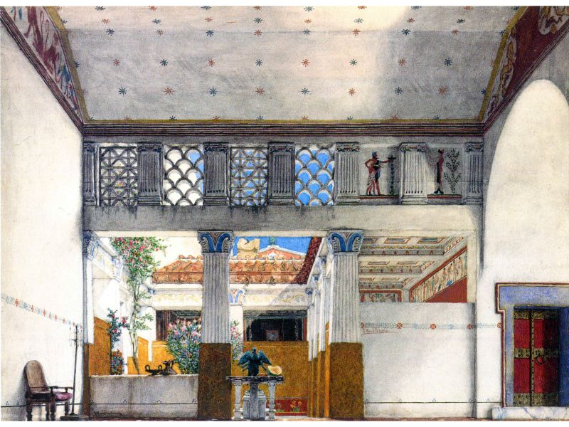 Alma Tadema - Establishment of Caius Martius' House