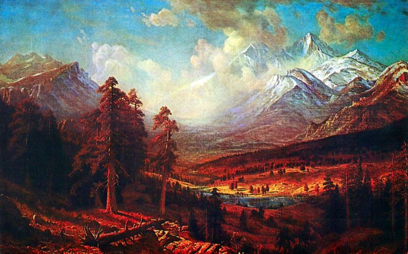 Albert Bierstadt - Estes Park by Bierstadt
