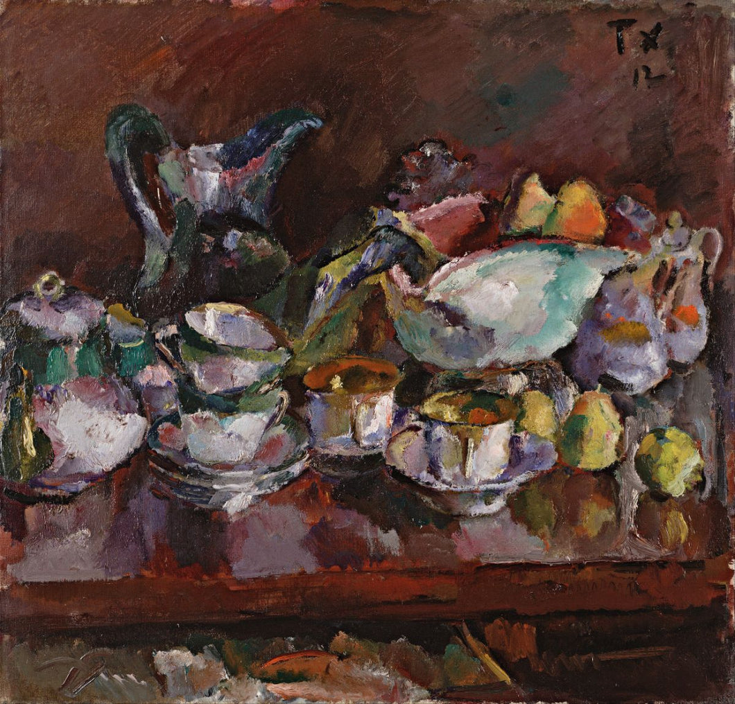 Faistauer, Anton_Still Life with Coffee Cups, 1912